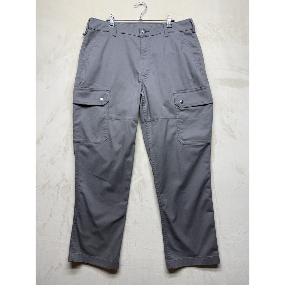 Men's Gray Cargo Pants - Classic Utility Style